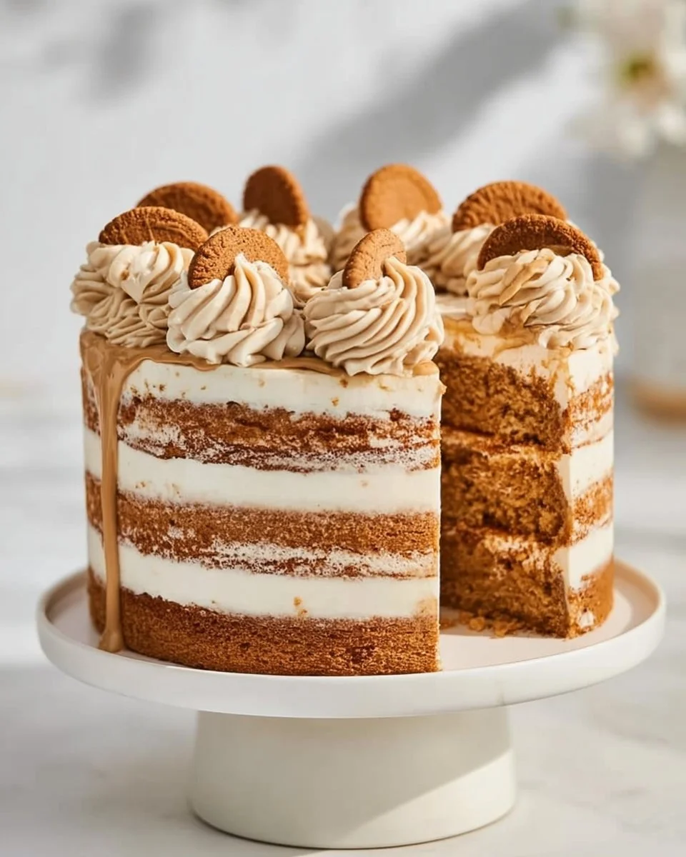 Lotus Biscoff Cake
