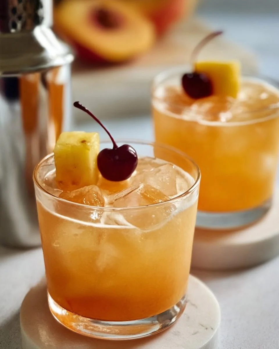 Peach Whiskey Sour