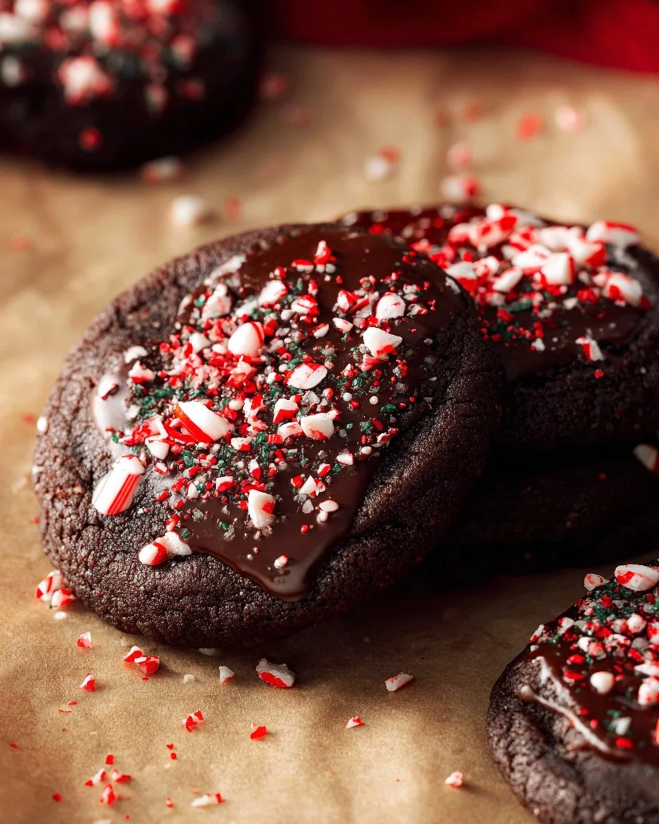 Peppermint Mocha Cookies