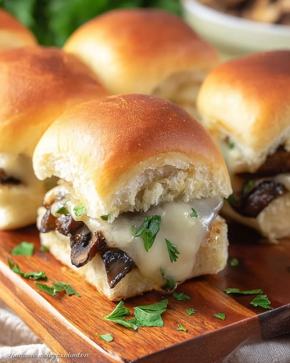 Portobello Mushroom Sliders