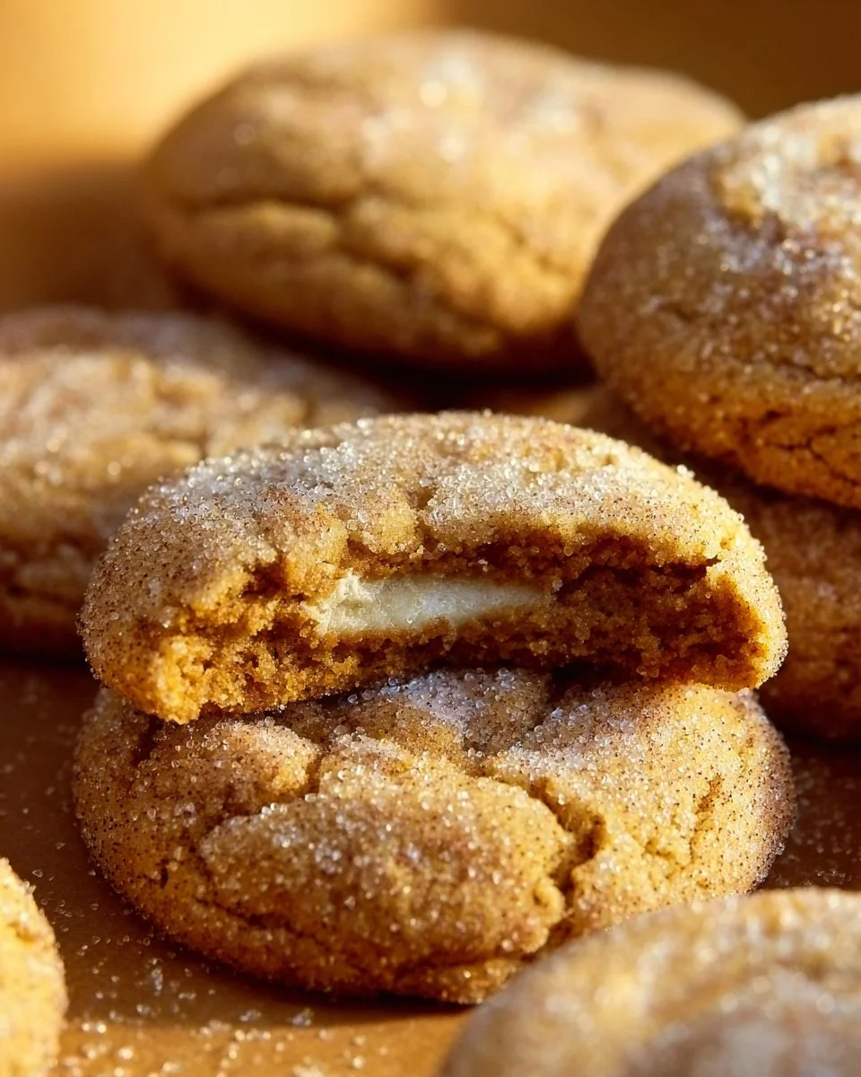 Pumpkin Cheesecake Snickerdoodles