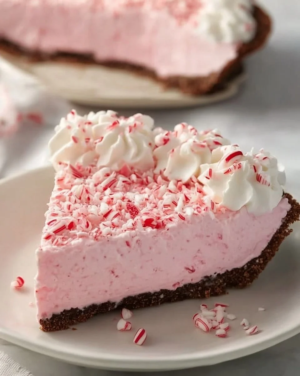 Quick Christmas Peppermint Pie