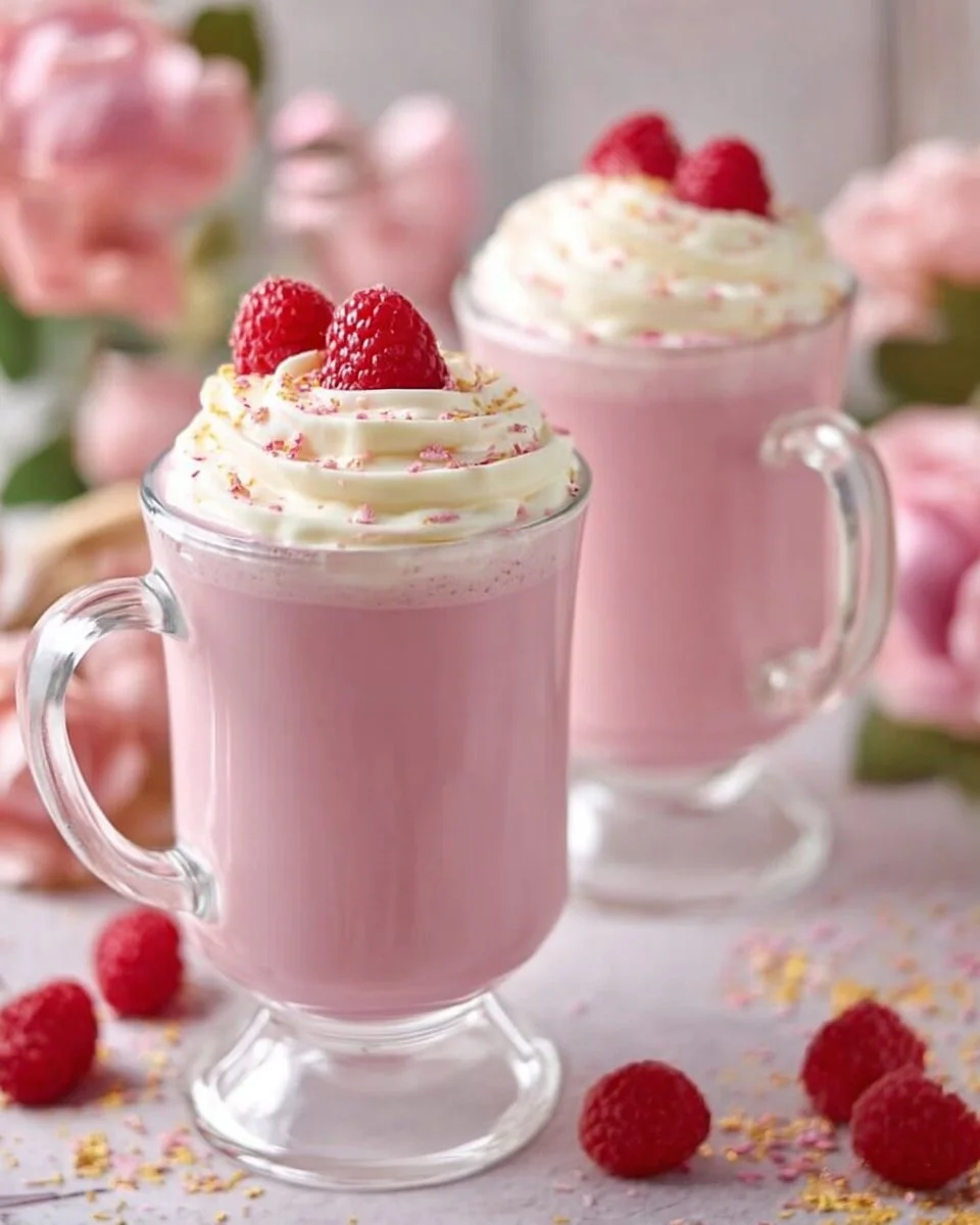 Raspberry White Hot Chocolate