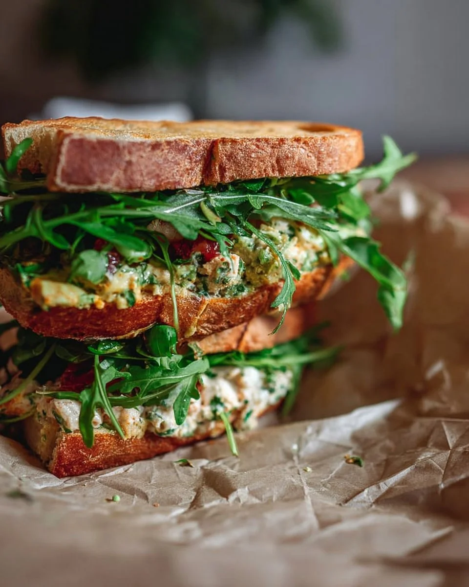 Spinach Artichoke White Bean Sandwich