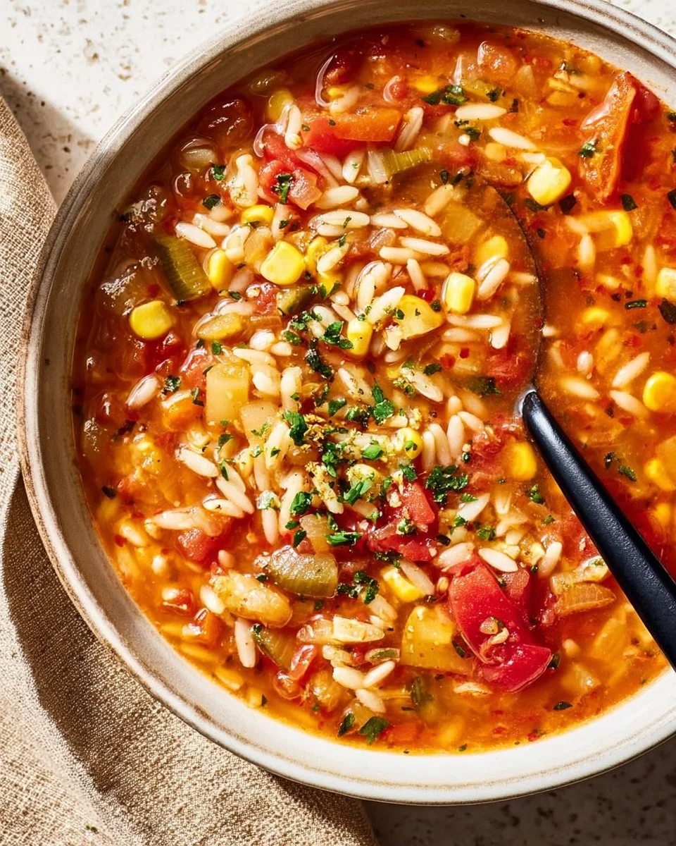 Vegetable Orzo Soup