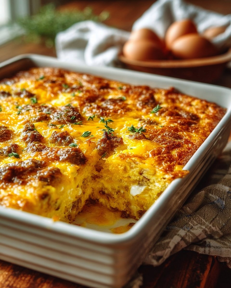 Easy Egg Hashbrown Casserole