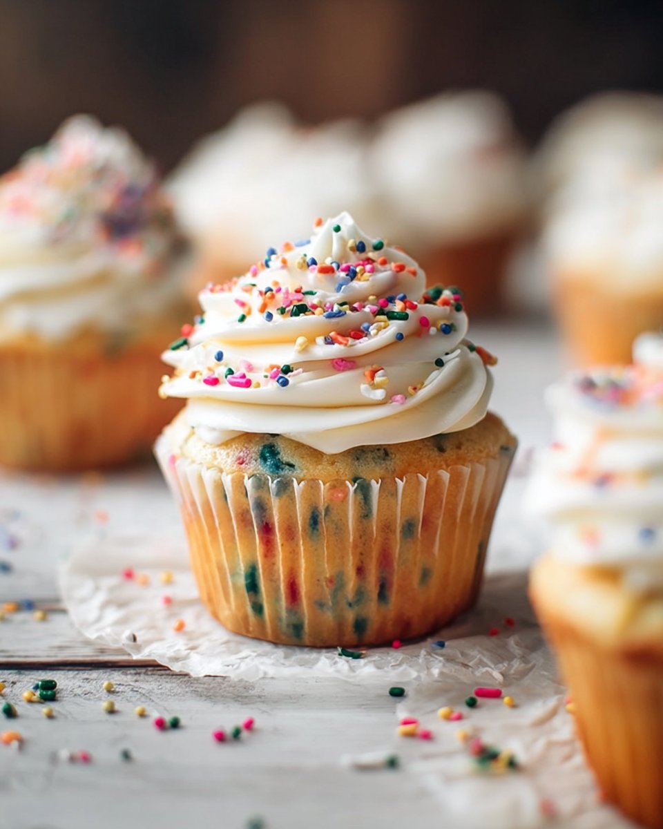 Homemade Funfetti Cupcakes