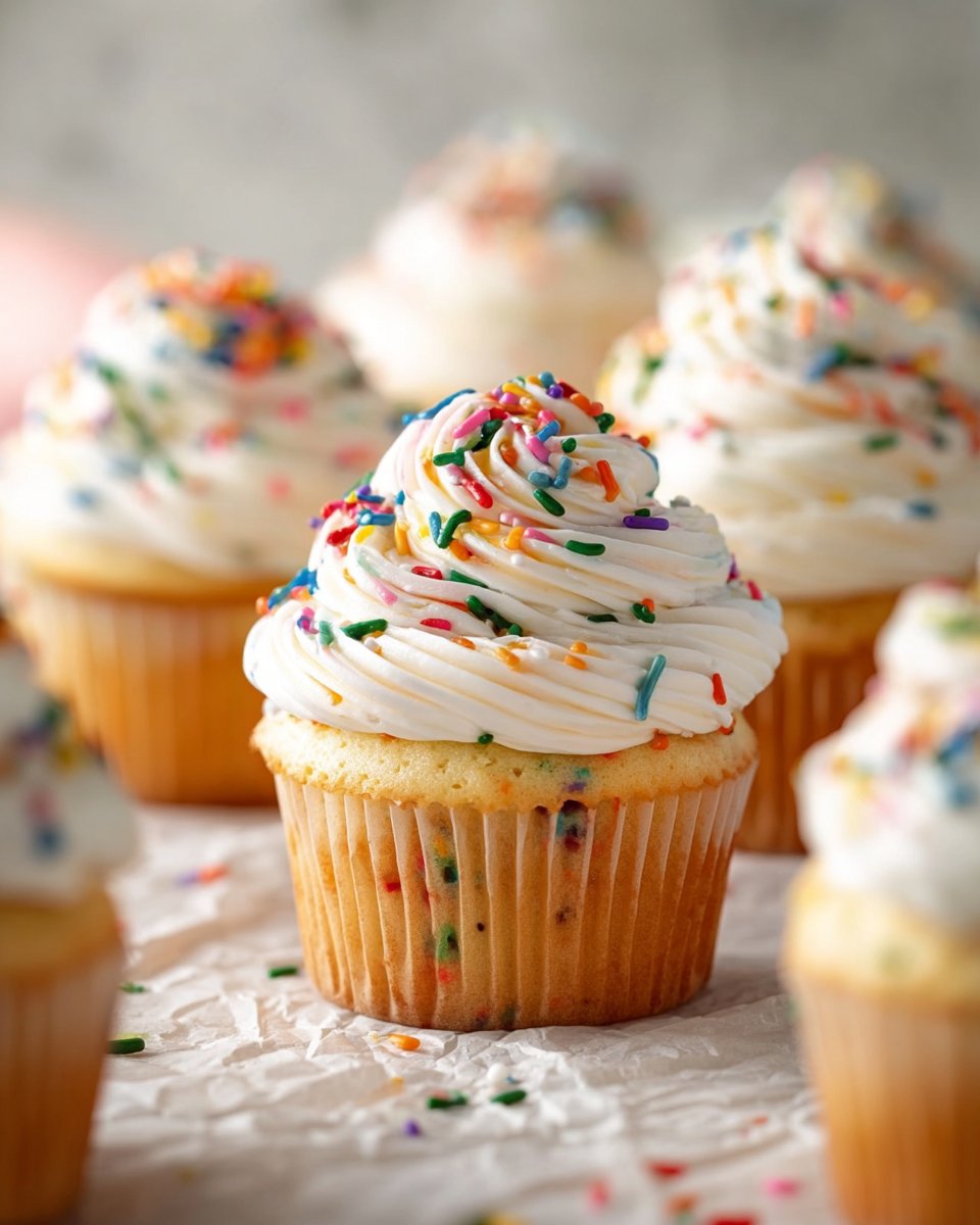 Homemade Funfetti Cupcakes