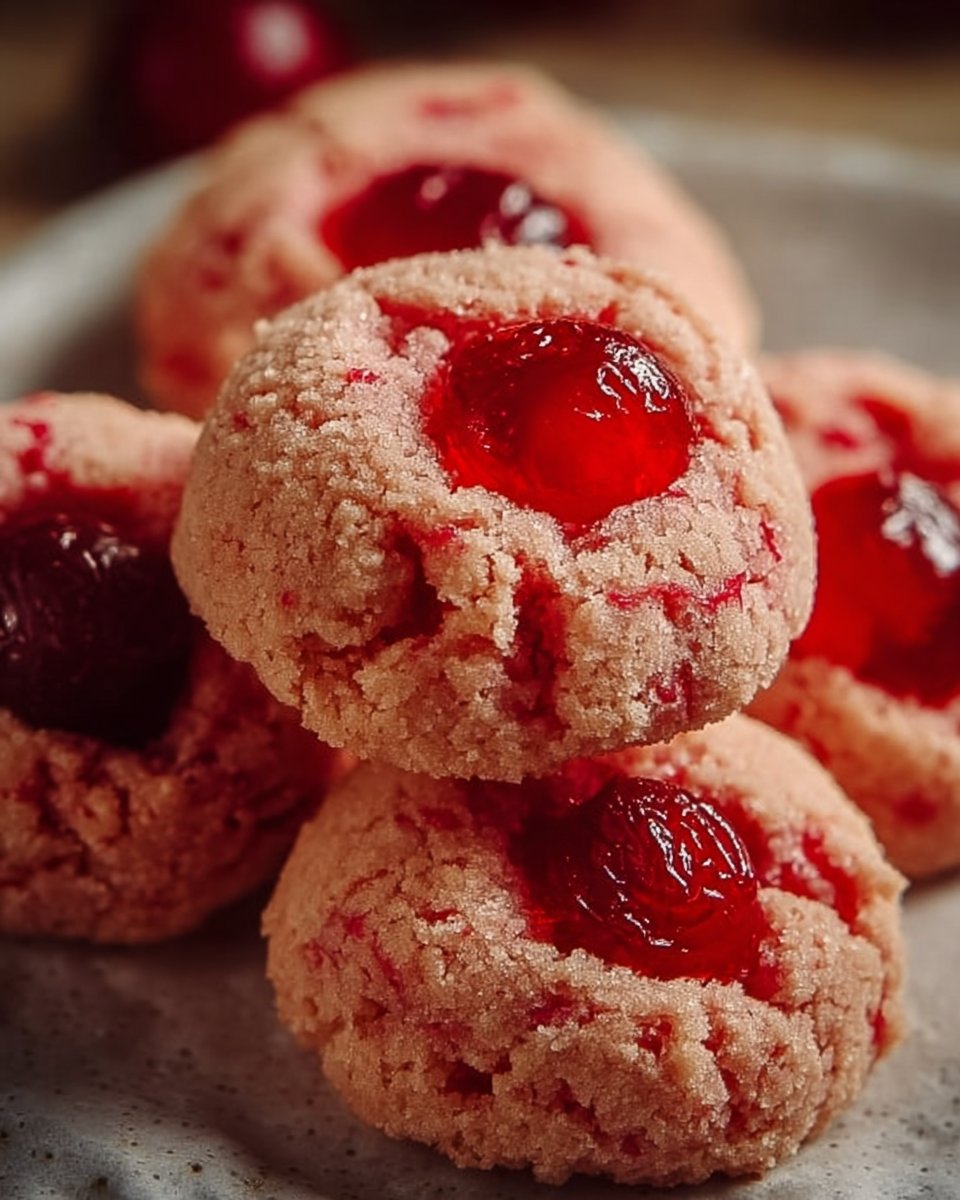 Maraschino Cherry Cookies