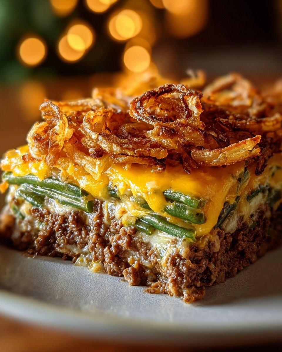 Hamburger Green Bean Casserole Recipe