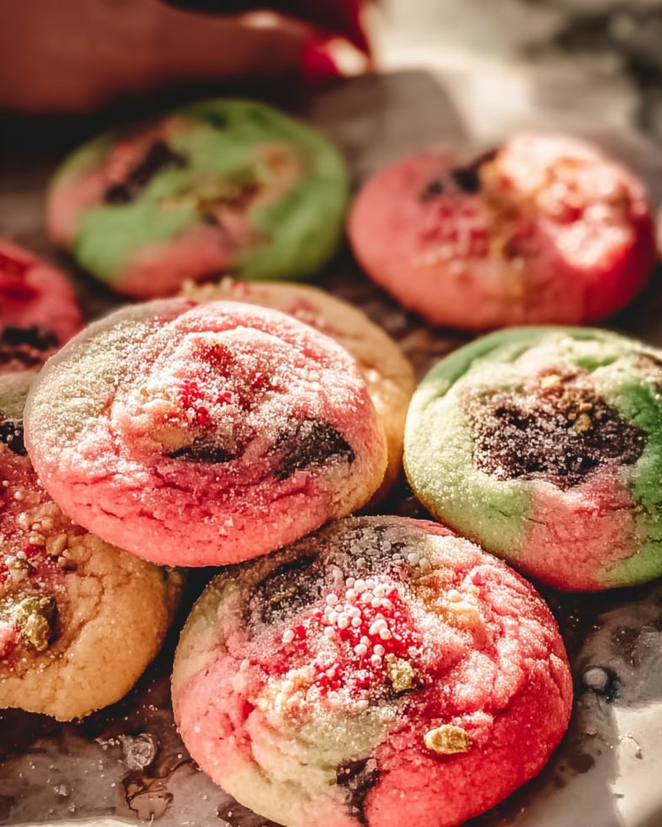 Spumoni Sugar Cookies