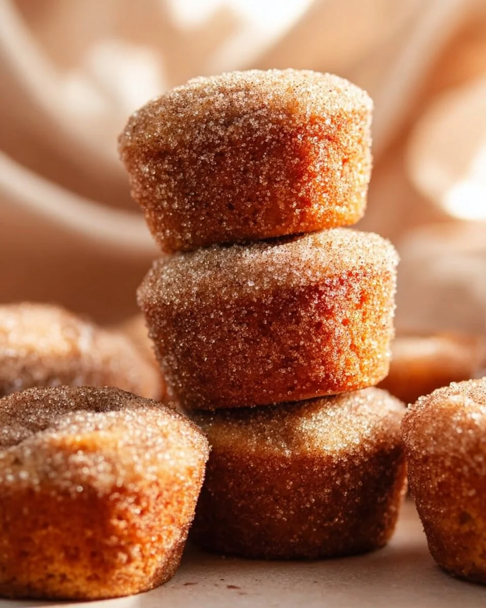 Baked Apple Cider Donut Muffins