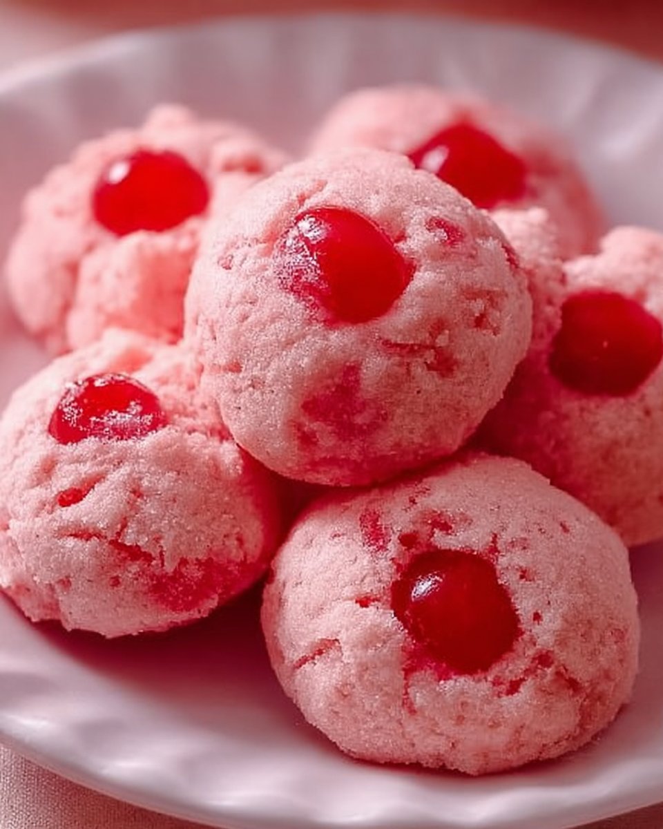 Maraschino Cherry Cookies
