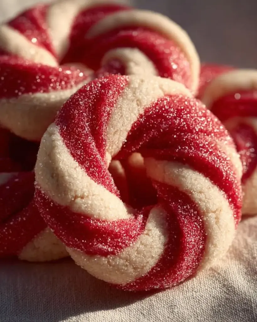 Delicious Candy Cane Cookies decorated for the holiday season