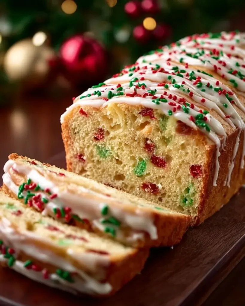 Freshly baked Christmas Bread ready for the holiday celebration.