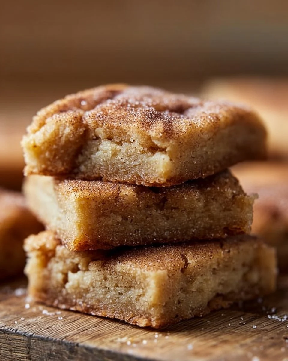 Cinnamon Sugar Blondies