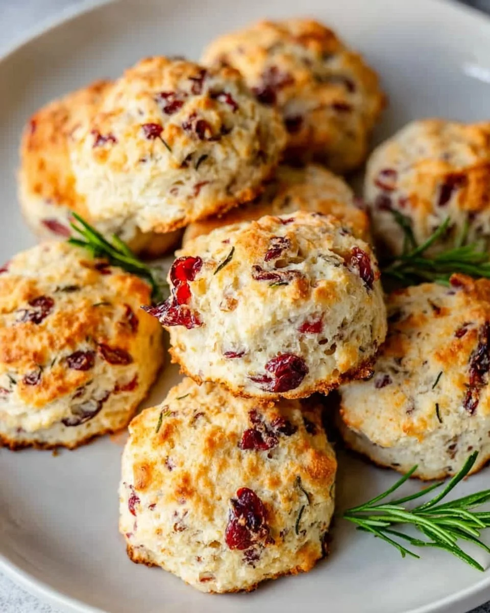 Cranberry Rosemary Scones
