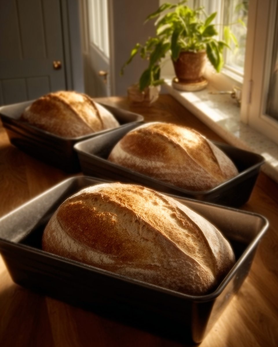 No Knead Sandwich Bread