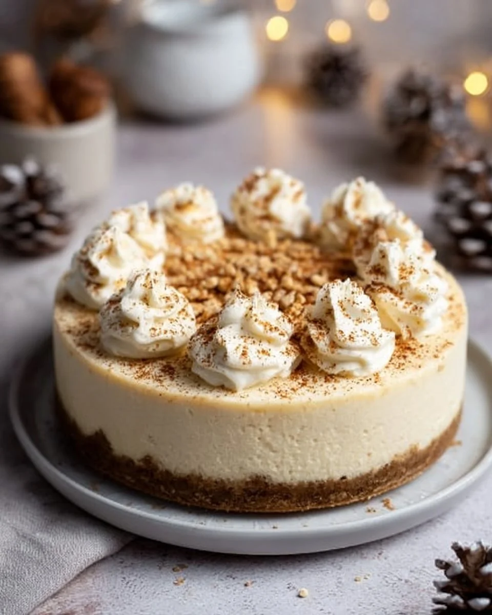 Eggnog Cheesecake