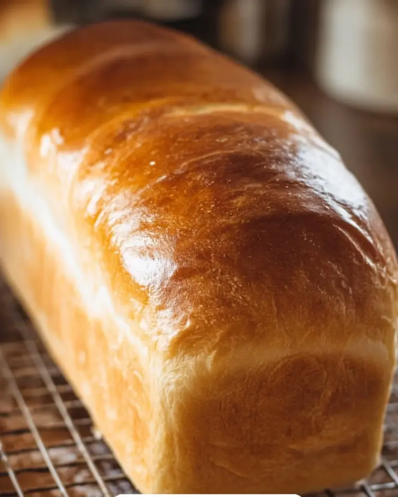 Freshly baked homemade bread loaves on a wooden table