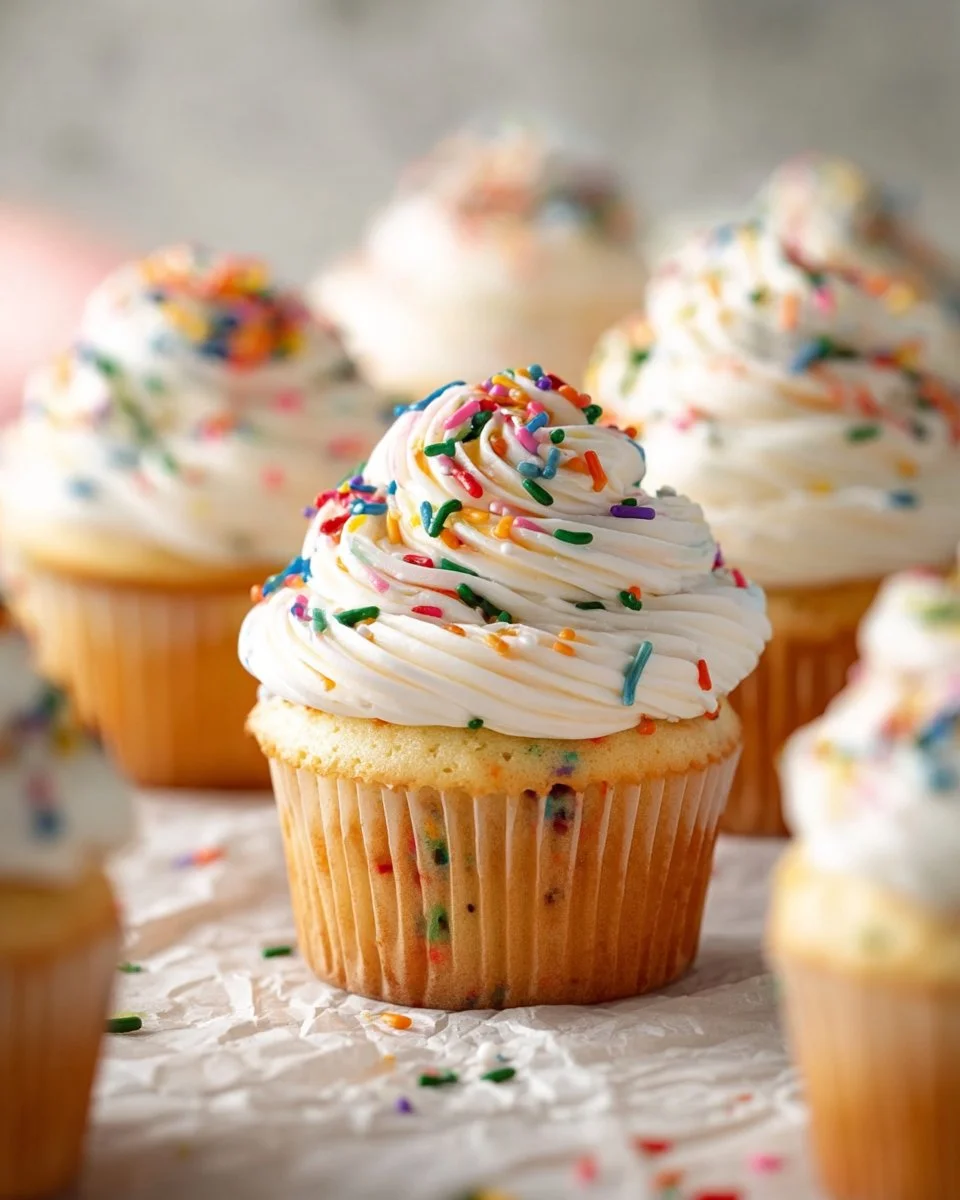 Homemade Funfetti Cupcakes