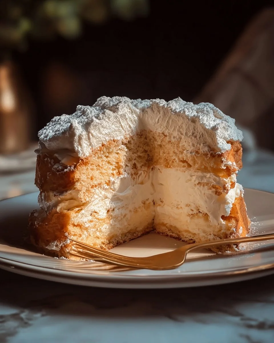 Light & Fluffy Yogurt Cloud Cake