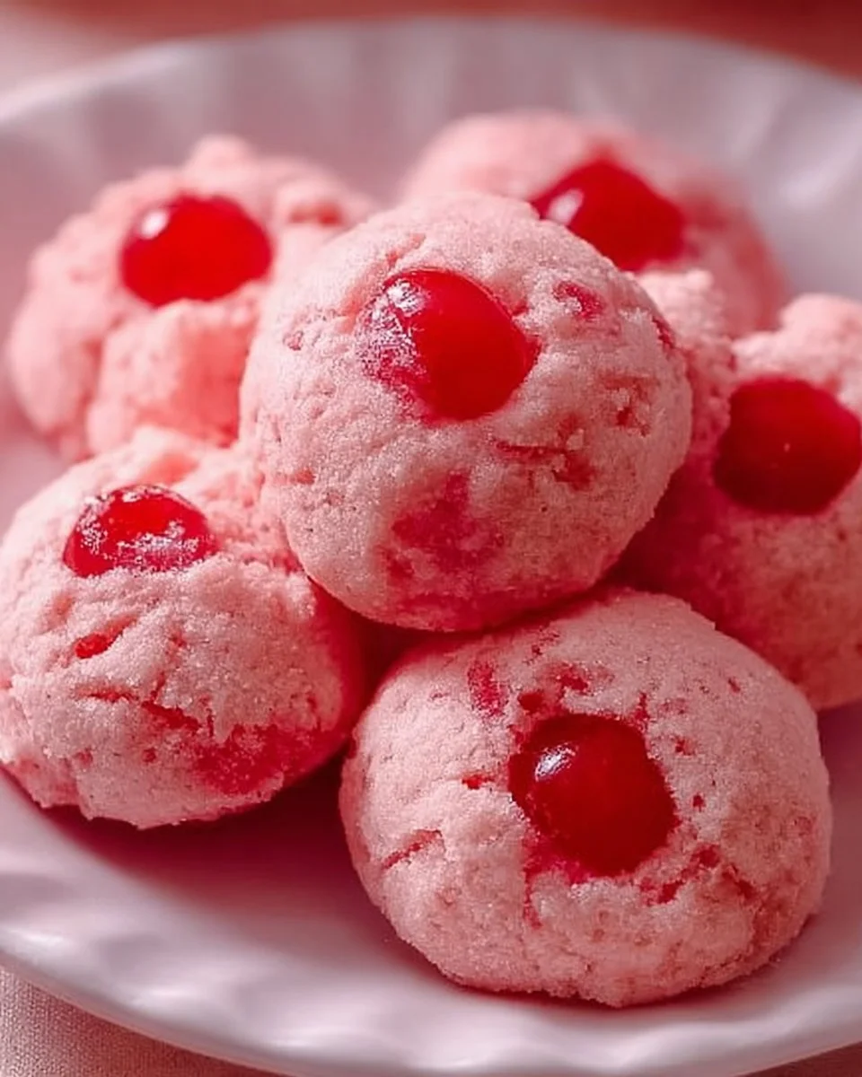 Maraschino Cherry Cookies