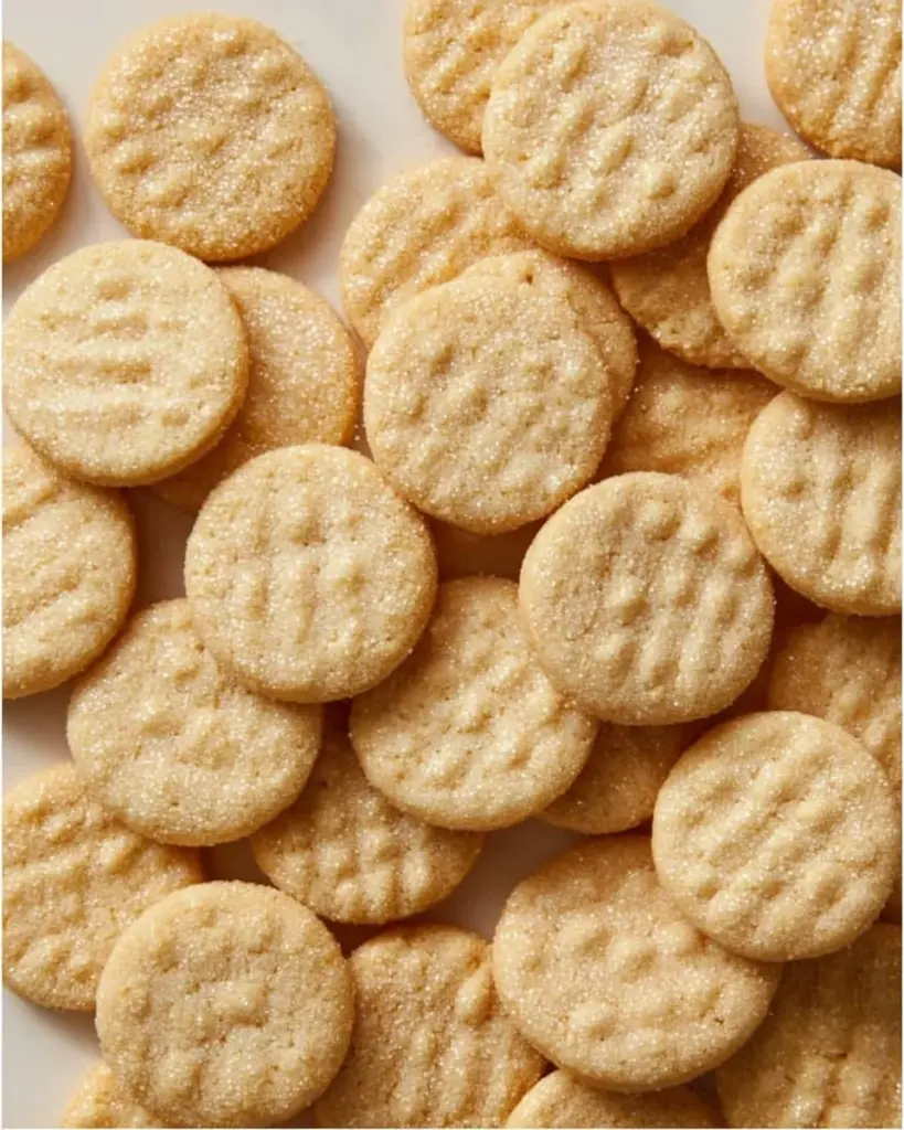 Delicious melt-in-your-mouth sugar cookies on a plate