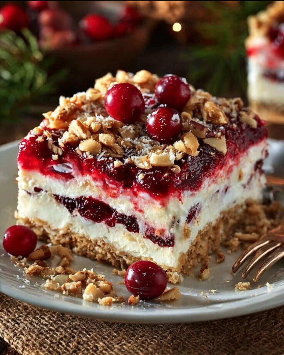 No-Bake Cranberry Yum Yum