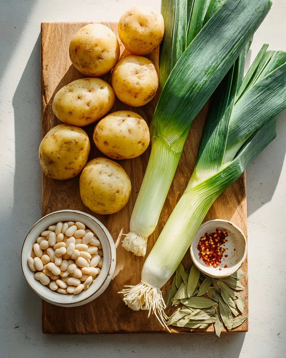 Potato, Leek & White Bean Soup
