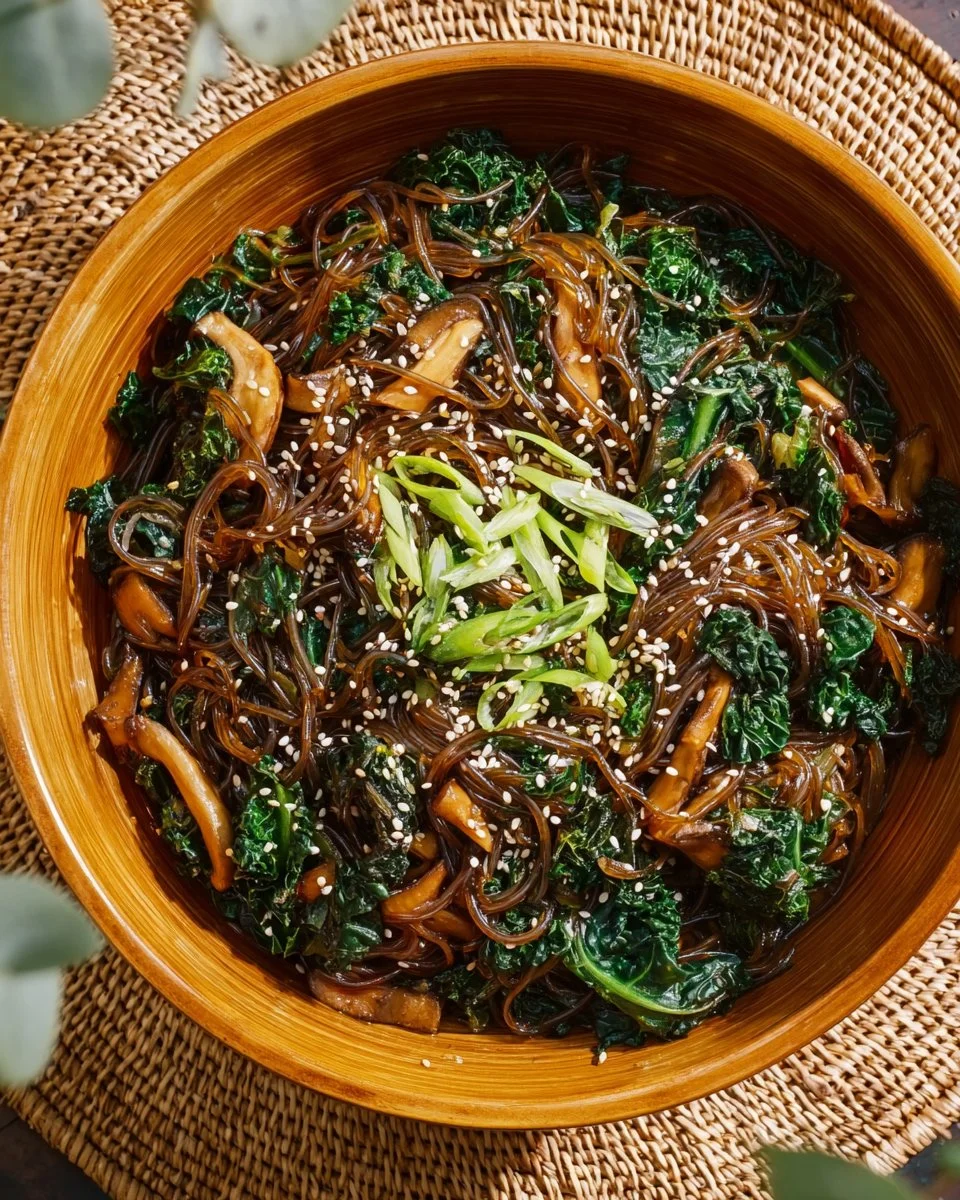 Sesame Sweet Potato Glass Noodles