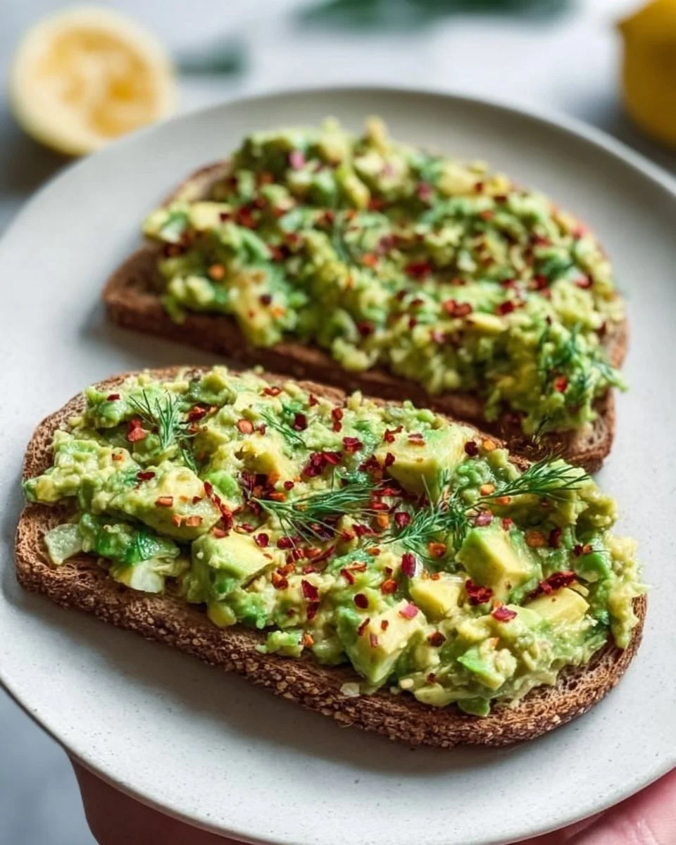 Smashed Avocado Toast with Hard Boiled Eggs