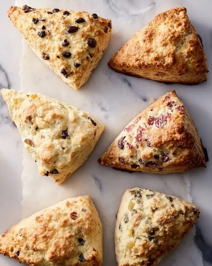Delicious base scone fresh from the oven, ready to be served with jam and cream.
