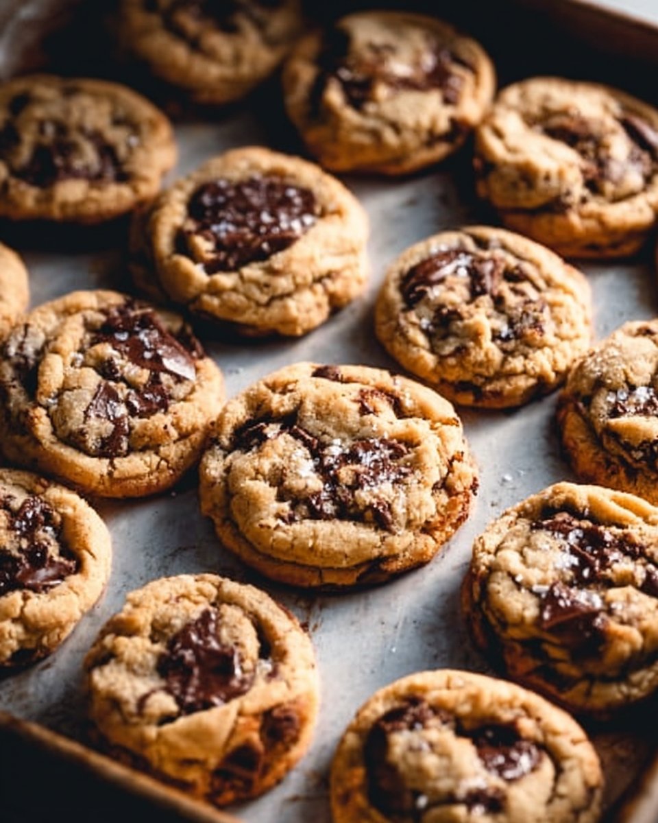 Chocolate Chip Cookies with Flaky Sea Salt