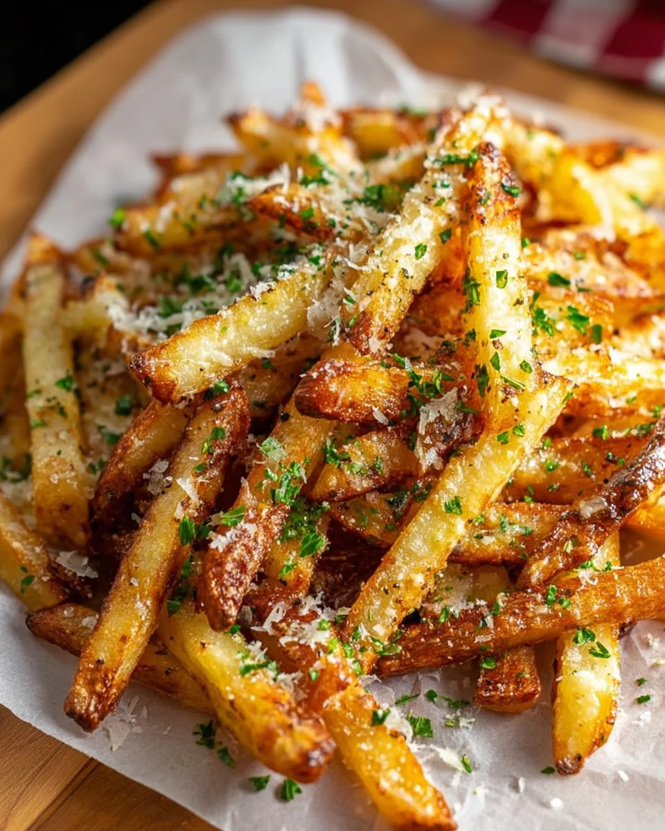 Air Fryer Parmesan Truffle Fries