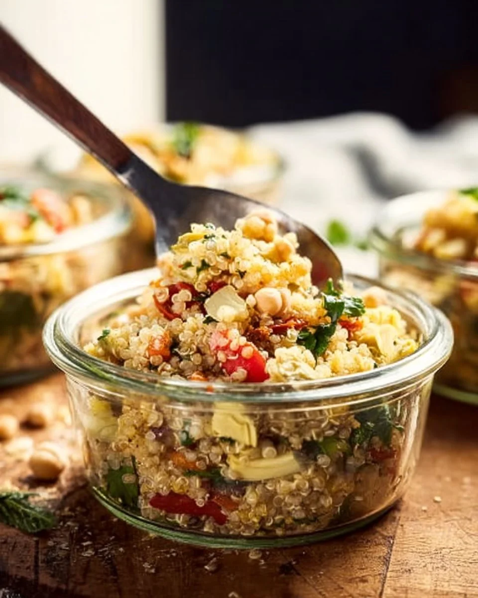 Artichoke Quinoa Salad