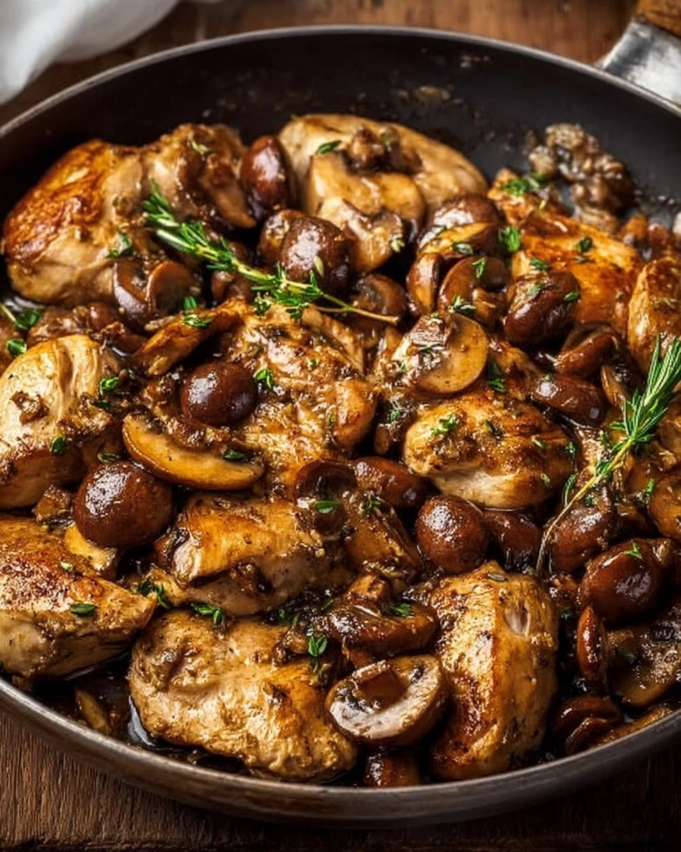 Chicken Mushroom Skillet