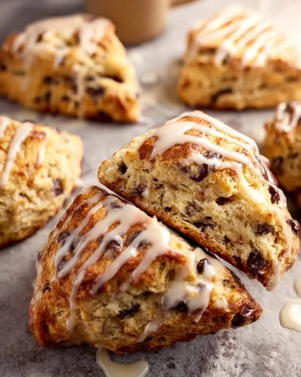 Chocolate Sourdough Scones