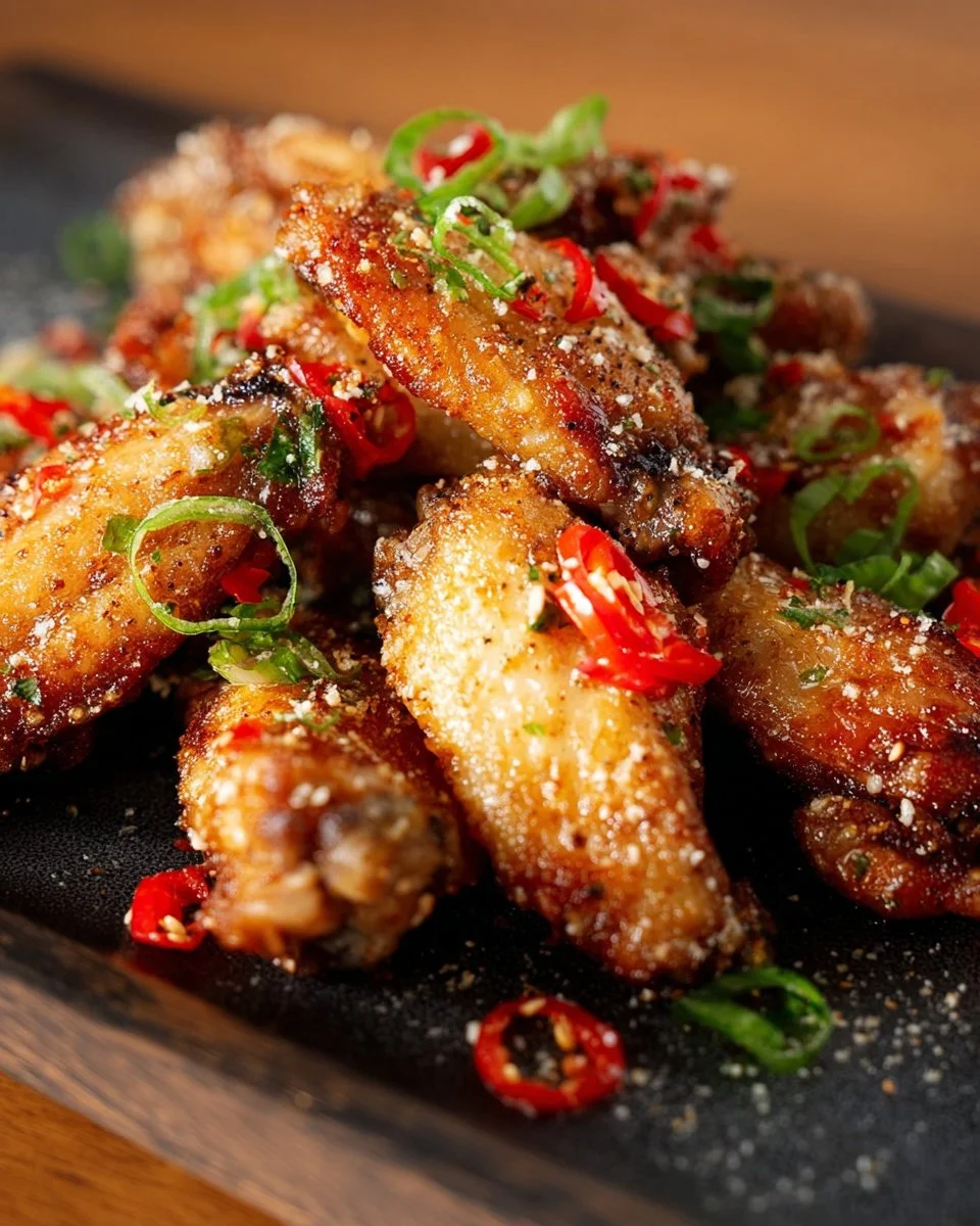 Chinese Salt and Pepper Chicken Wings