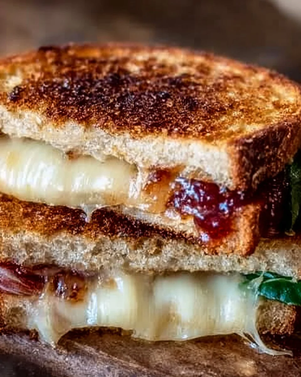 Brie & Fig-Jam Grilled Cheese