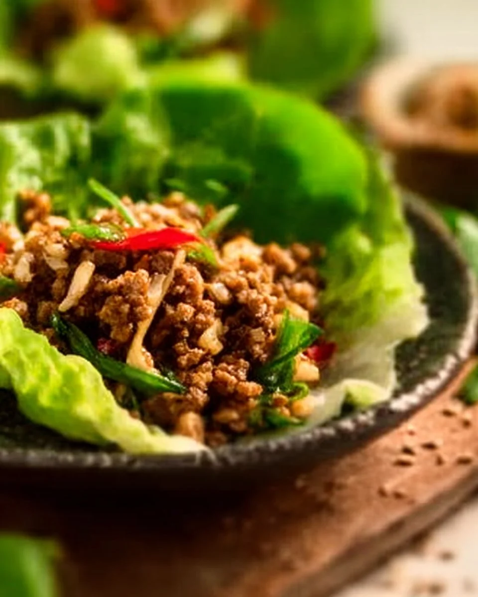 San Choy Bow (Chinese Lettuce Wraps)