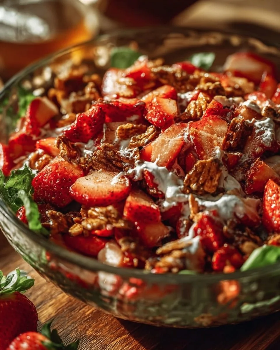 Strawberry Crackle Salad