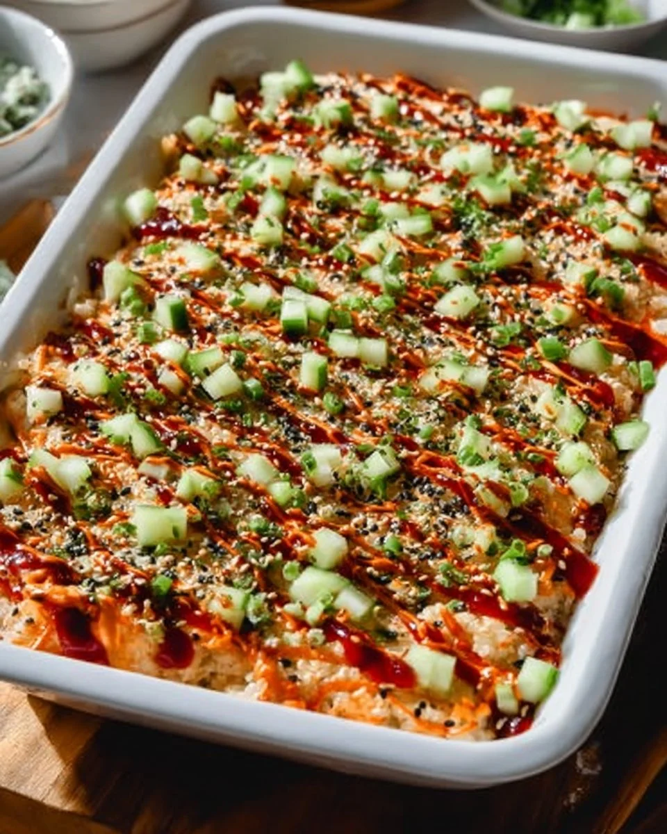 Easy Sushi Bake: A Mouthwatering Fusion Delight That’s Perfect for Family Gatherings!