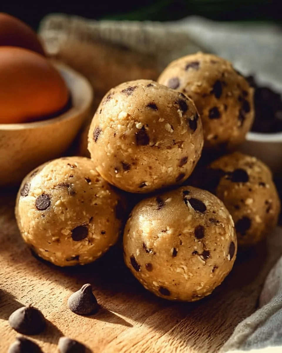 Chickpea Cookie Dough Balls