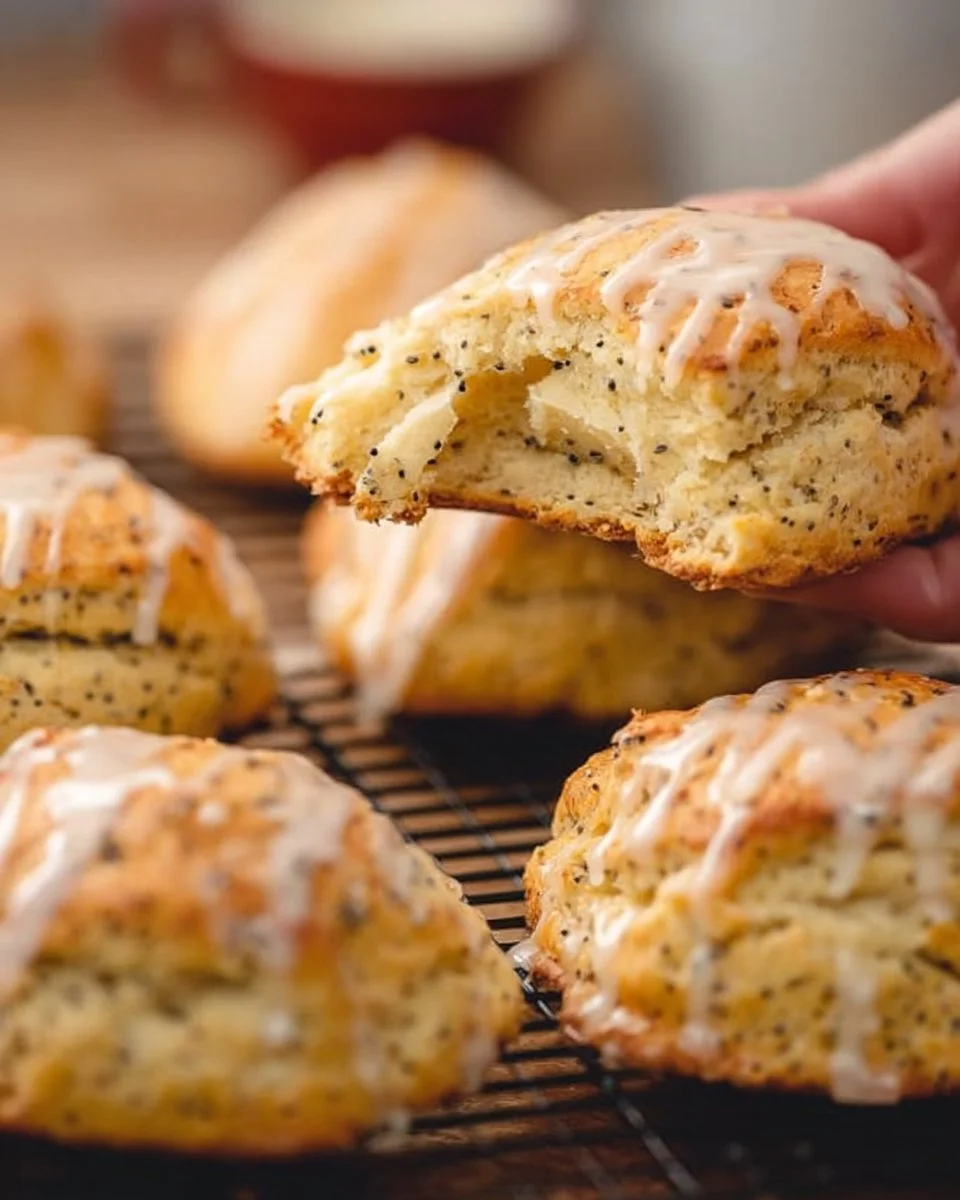 Lemon Poppyseed Scones