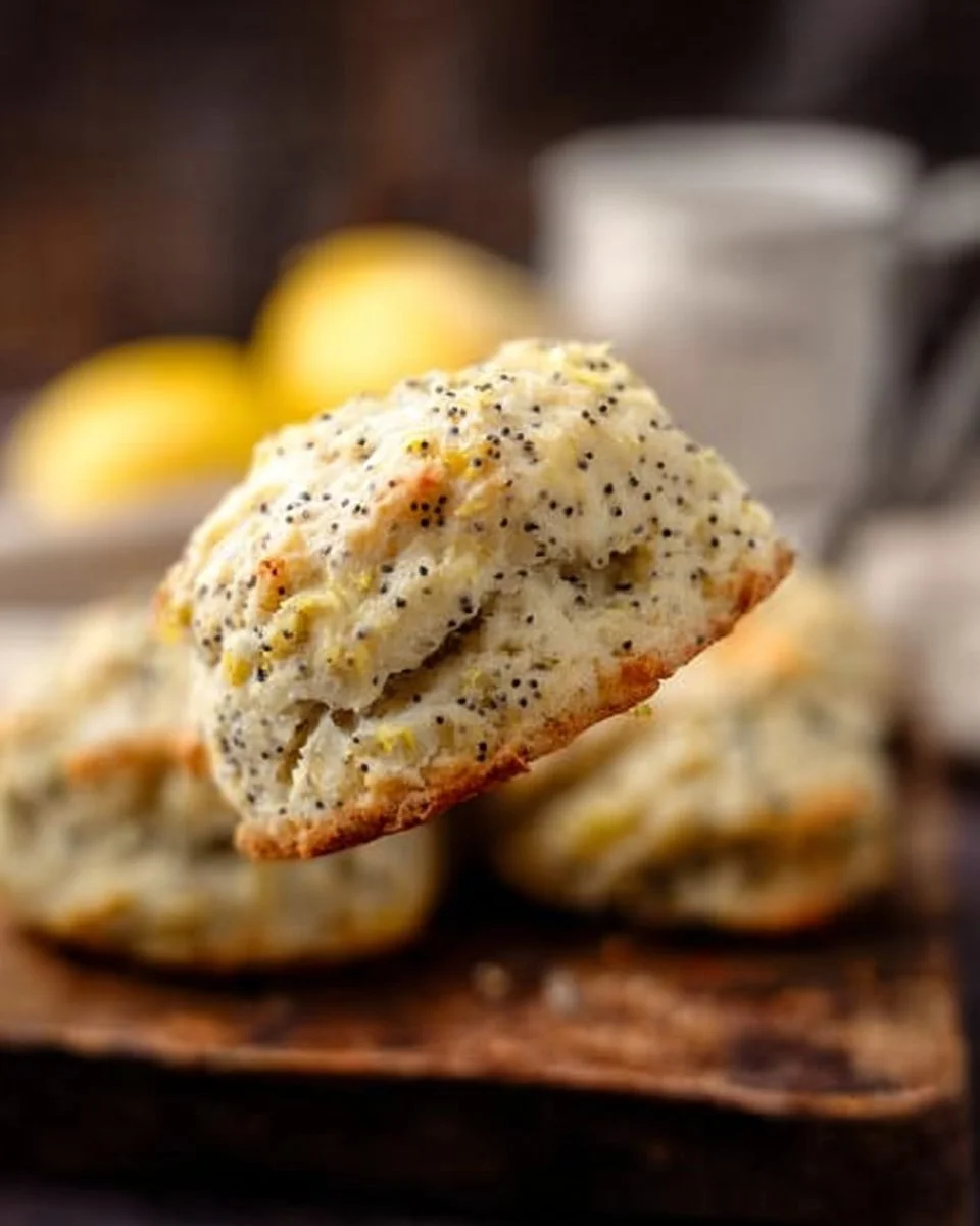 Lemon Poppyseed Scones