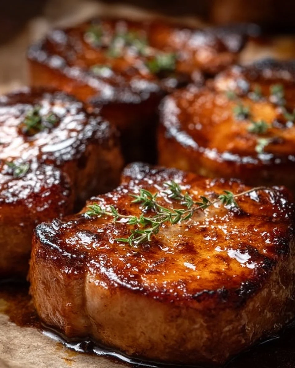 Maple Glazed Pork Chops