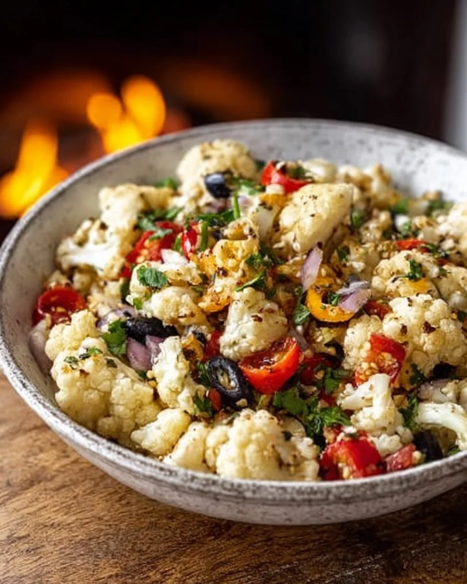 Marinated Cauliflower Salad