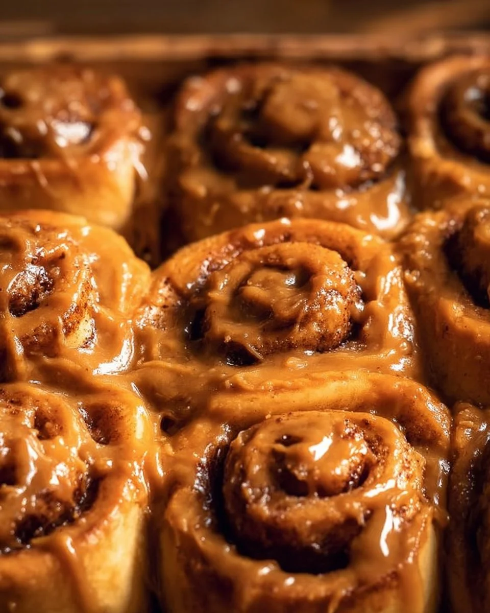 Peanut Butter Banana Cinnamon Rolls