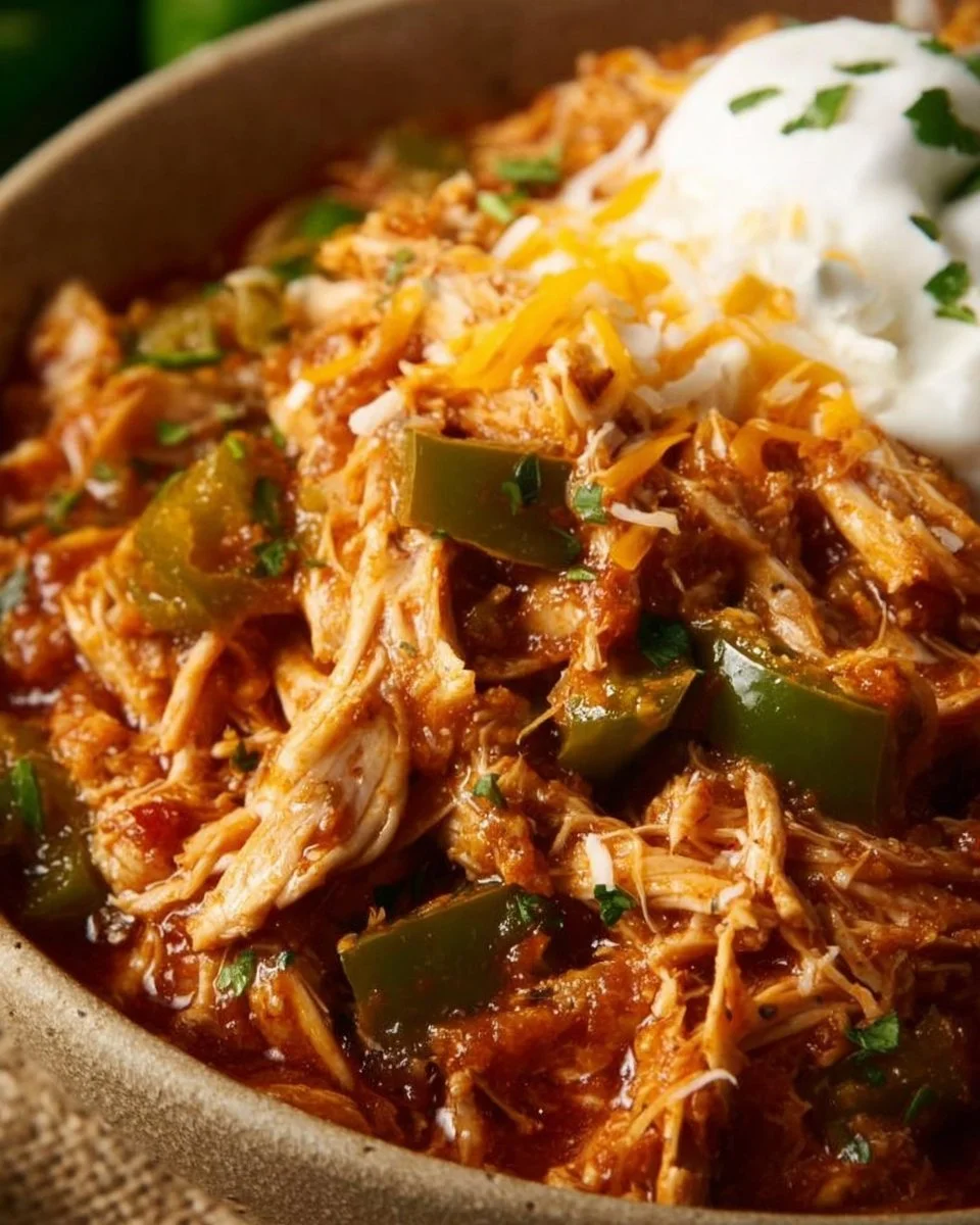 Slow Cooker Salsa Chicken